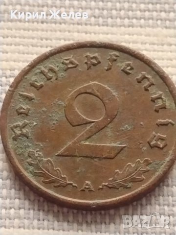 Монета 2 райхсмарки 1939г. Германия Трети Райх с СХВАСТИКА за КОЛЕКЦИЯ 29568