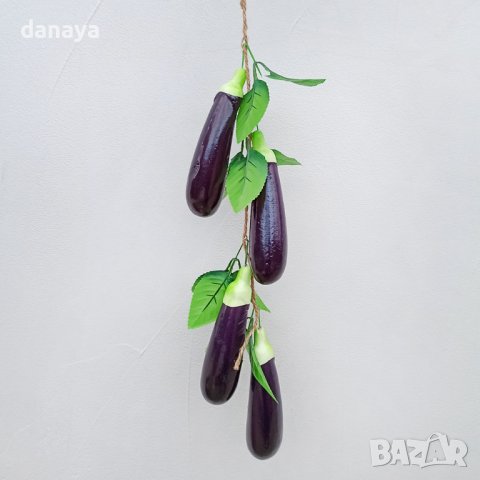 3532 Връзка изкуствен патладжан за декорация