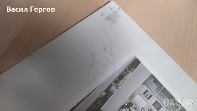 Плоча Лед Цепелин, с автографи на Робърт Плант и Джими Пейдж