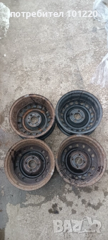 4 бр. железни джанти 14", снимка 6 - Гуми и джанти - 41483029