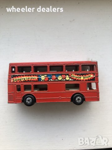 Метална количка автобус Matchbox The Londoner в мащаб 1:121, снимка 6 - Колекции - 39835784