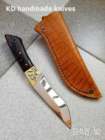 Ръчно изработен ловен нож от марка KD handmade knives ловни ножове, снимка 3 - Сафари почивки - 30284361
