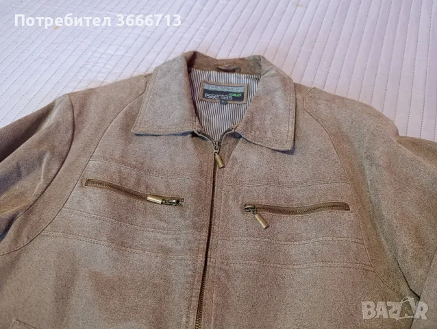 Мъжко яке-естествена телешка кожа, снимка 3 - Якета - 42917470