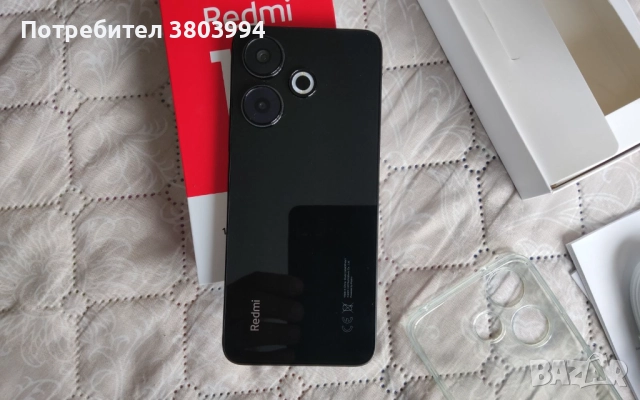 ЧИСТО НОВ Redmi 13 Midnight Black
6GB RAM 128GB ROM цена 150лв., снимка 5 - Xiaomi - 52755007