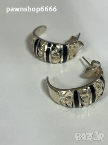 Сребърни обеци 925 , снимка 10 - Обеци - 51041776