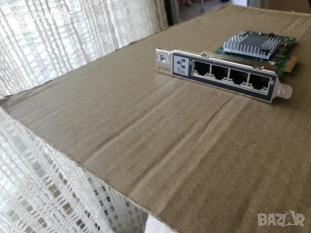 IBM 4 port 1 Gbps iSCSI Network Interface Card PCI-E, снимка 3 - Мрежови адаптери - 36660802