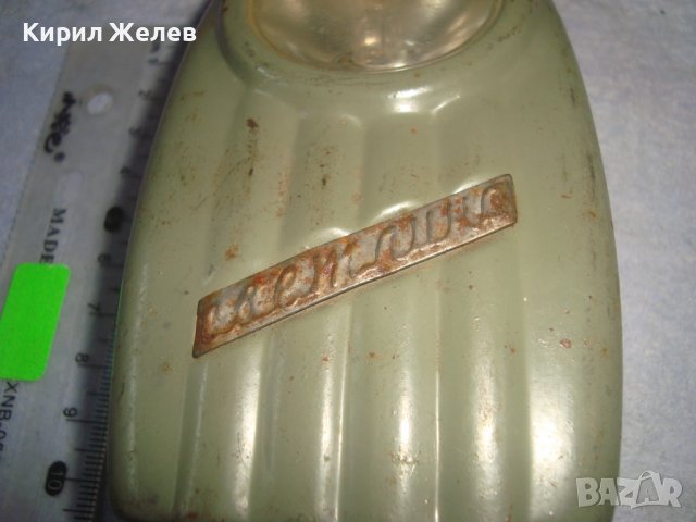 СВЕТЛИНА - СТАРО СИГНАЛНО МЕТАЛНО РЯДКО РЕТРО БГ - ФЕНЕРЧЕ ВОЕННО с УПЪТВАНЕ 32170, снимка 4 - Антикварни и старинни предмети - 38276914