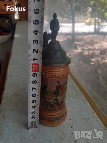 Колекционерска немска мини халба с воник, снимка 7 - Антикварни и старинни предмети - 53366482