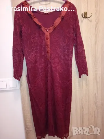 Елегантна дамска рокля , снимка 3 - Рокли - 48424270