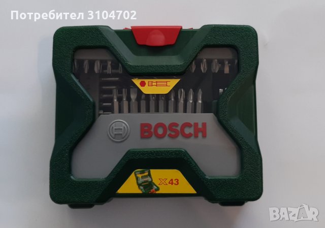 Bosch X-line Комплект свредла с шестостенна опашка 43 части, 2607019613, снимка 2 - Куфари с инструменти - 34083757