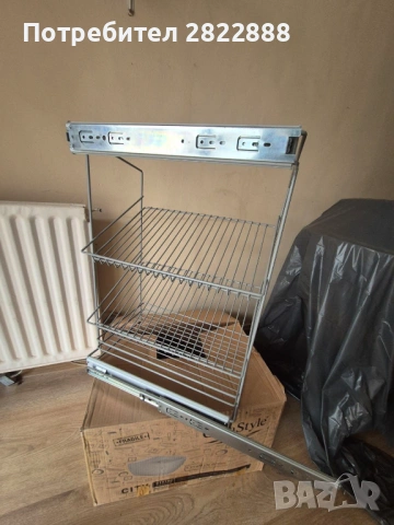 Изтегляща се поставка за обувки, снимка 3 - Етажерки - 53372959