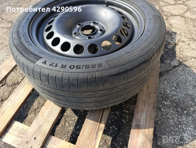 Резервна гума джанта 17 цола 5×120 за Opel Insignia / Опел Инсигния , снимка 2 - Части - 52850287