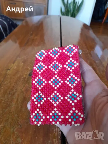 Старо мънистено портмоне, снимка 3 - Други ценни предмети - 49027924