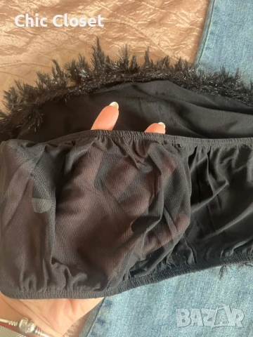 Дънки Shein Flare + подарък потник , снимка 2 - Дънки - 54238516