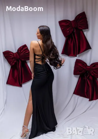 Дълга дамска рокля , снимка 3 - Рокли - 48590484