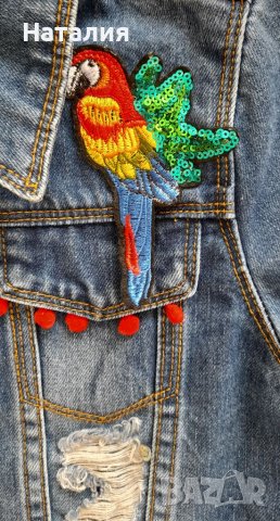 Дънково ново яке с етикет., снимка 4 - Детски якета и елеци - 36665336