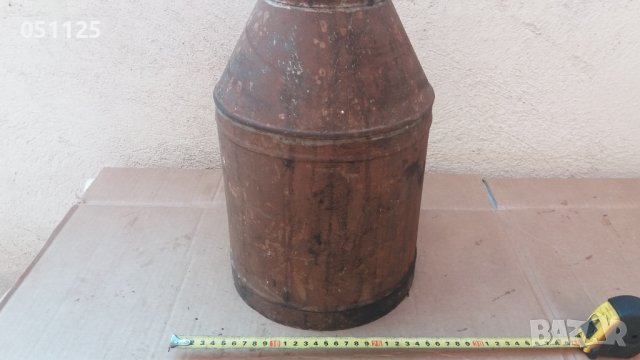 метален възрожденски гюм съд - 8 литра , снимка 6 - Антикварни и старинни предмети - 38571823