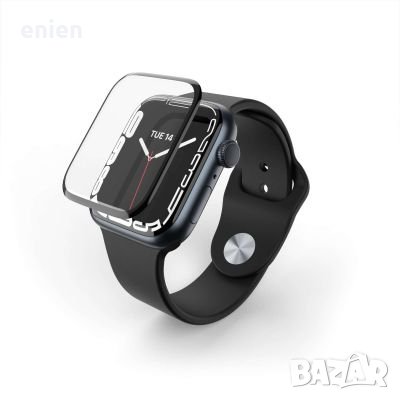 FULL GLUE пълнопокриващ протектор за Apple Watch 7 8 45mm, снимка 2 - Фолия, протектори - 39258661