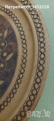 пано дървено инкрустирано с месинг за ценители 30см , снимка 9 - Декорация за дома - 52459765