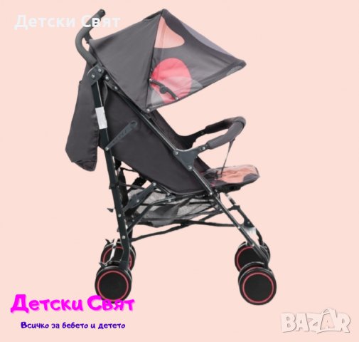 Лятна количка Olivia, розова, снимка 3 - Детски колички - 37156940