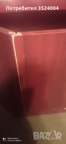 Секция с витрина с плъзгащ плод който става на малка ракла, снимка 3 - Секции и витрини - 47711192