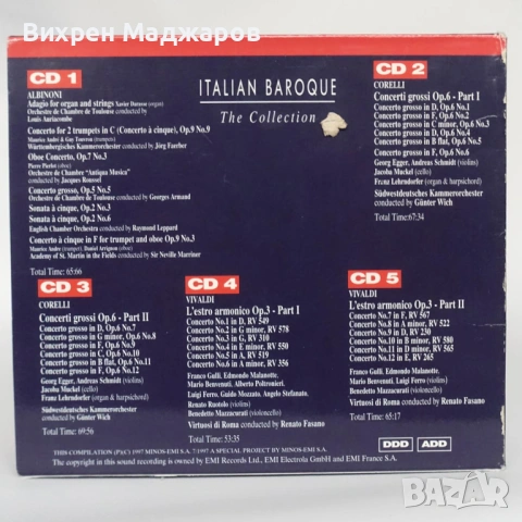 Italian Baroque – The Collection (5 CD), снимка 4 - CD дискове - 53928723