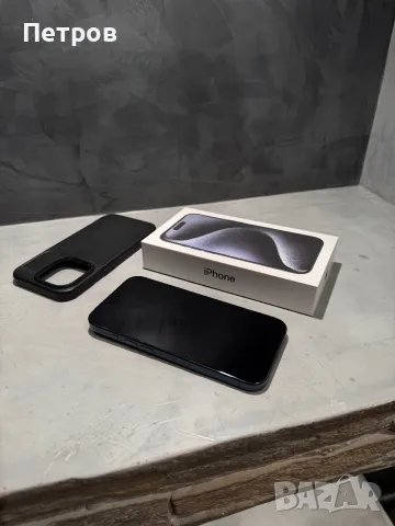 КАТО ЧИСТО НОВ Iphone 15 Pro Blue + подарък, снимка 5 - Apple iPhone - 56533844