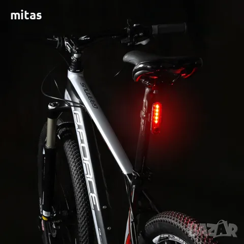Комплект LED светлини за велосипед колело FORCE DOT USB, Фар и Стоп, снимка 5 - Аксесоари за велосипеди - 47932356