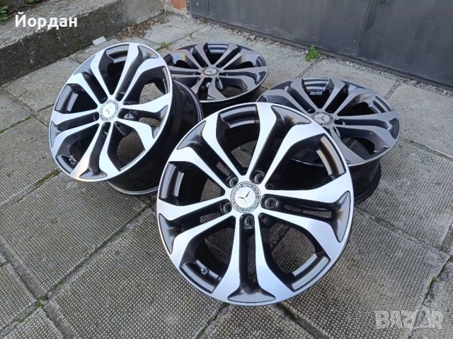 ОРИГИНАЛНИ джанти 17 ' 5x112 МЕРЦЕДЕС / MERCEDES BENZ ET36 7,5J 66,6, снимка 3 - Гуми и джанти - 54200202