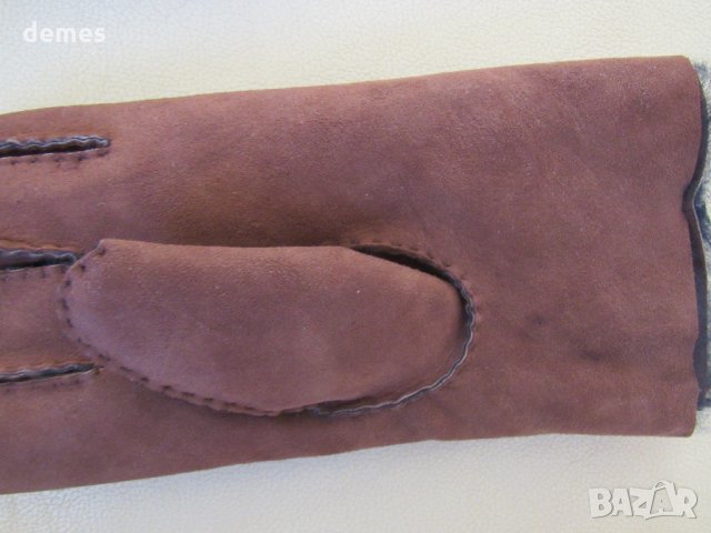 Мъжки кожени кафяви ръкавици, нови , снимка 9 - Ръкавици - 30863685
