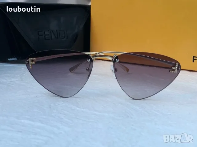 Fendi Дамски слънчеви очила тъиъгълни 3 цвята , снимка 17 - Слънчеви и диоптрични очила - 47669507
