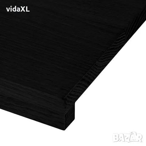 vidaXL Стълбищни стъпала, 4 бр, кафяво-черни, 80x25x2 см, дъб масив, снимка 8 - Изтривалки - 56146873