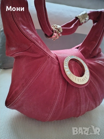 Versace Leather bag Fair condition, Leather , снимка 2 - Чанти - 52929202