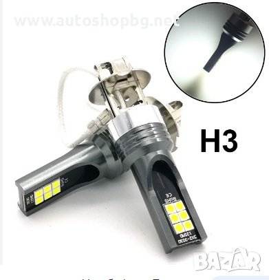 Диодни LED крушки H1/H3 , снимка 5 - Аксесоари и консумативи - 40731525