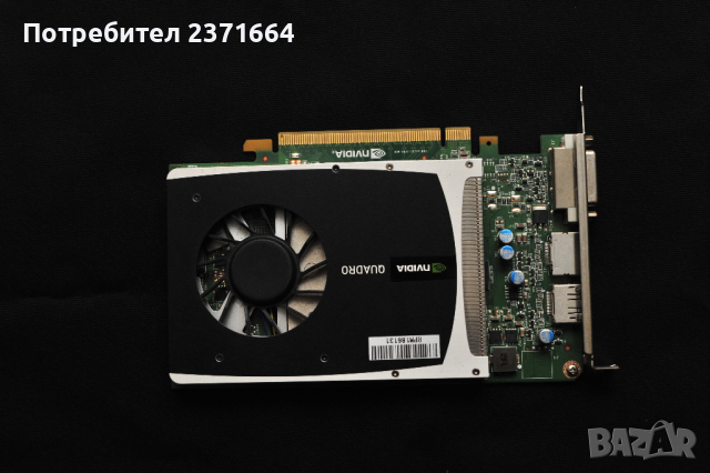 NVidia Quadro 2000, 128bit, GDDR 5, 1GB, снимка 1 - Видеокарти - 44590385