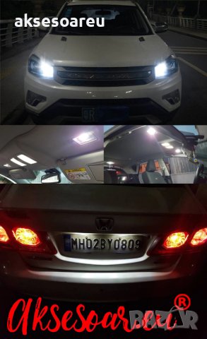 Диодни крушки T10 Бяла LED светлина W5W 10 SMD Canbus без грешки габарити за кола светлини Габаритни, снимка 15 - Аксесоари и консумативи - 42270127