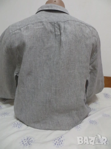 Мъжки ризи с дълъг ръкав от лен , снимка 9 - Ризи - 36533167