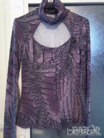 Дамска блуза в лилавата гама