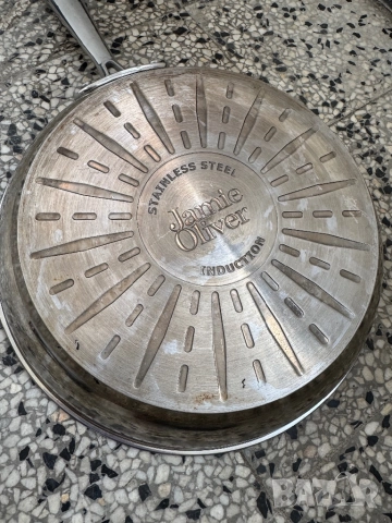 Професионален Тиган Tefal Jamie Oliver 28 см Индукционен – Незалепващо Покритие!, снимка 3 - Съдове за готвене - 52734831