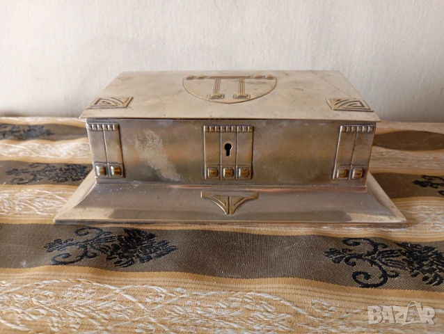 Стара кутия за бижута арт нуво wmf, снимка 2 - Антикварни и старинни предмети - 50895463