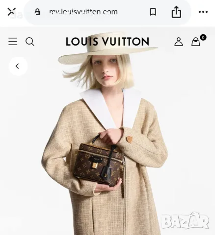 Louis Vuitton Дамска Чанта Тип Куфар - Различни Цветове Код E40, снимка 2 - Чанти - 55791759