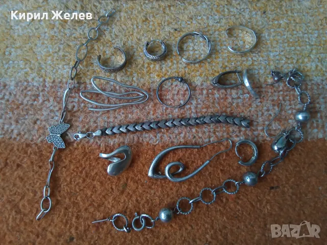 100 грама сребърни накити за поправка за реставрация за части или за материал 50643, снимка 2 - Колиета, медальони, синджири - 50241619