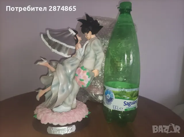 фигурка на dragon ball сватбата на гоку и чичи goku & chichi, снимка 2 - Колекции - 49840935