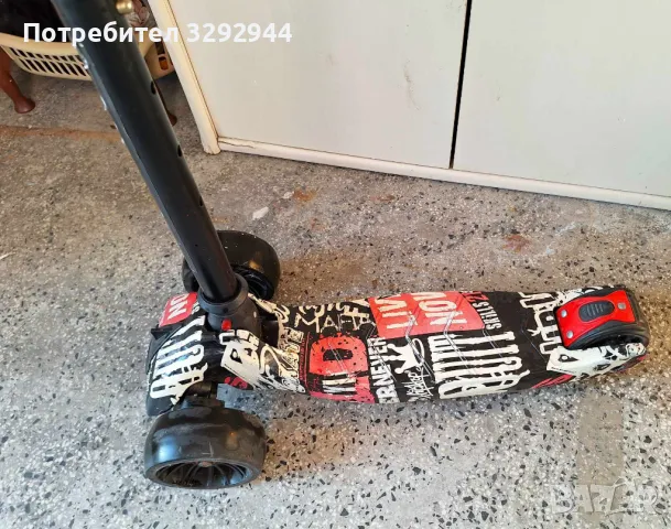 Тротинетка със светещи гуми Kikkaride, снимка 6 - Други - 49438470