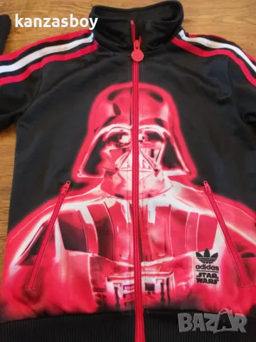 Adidas Originals Star Wars - страхотно юношеско горнище КАТО НОВО 7-8год., снимка 4 - Детски анцузи и суичери - 47959851