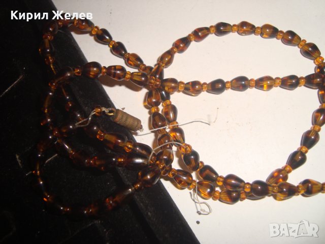 СТАРО ВИНТИДЖ КОЛИЕ ЦВЕТНО ВЕНЕЦИАНСКО СТЪКЛО 16550, снимка 8 - Колиета, медальони, синджири - 30695298