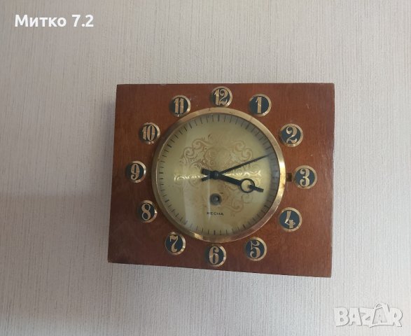 стенен часовник весна, снимка 3 - Антикварни и старинни предмети - 38919521