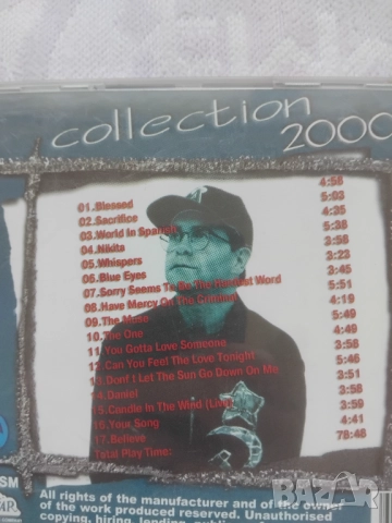 Elton John  - Collection 2000 - матричен диск музика, снимка 2 - CD дискове - 51610486