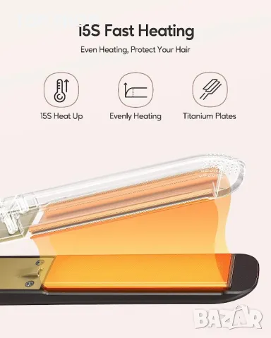 Stylocks професионална пресаза коса с регулируема температура 80-230 градуса, снимка 2 - Преси за коса - 48507715