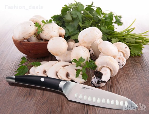 Нов кухненски нож японска неръждаема стомана незалепващо покритие, снимка 4 - Прибори за хранене, готвене и сервиране - 39354701